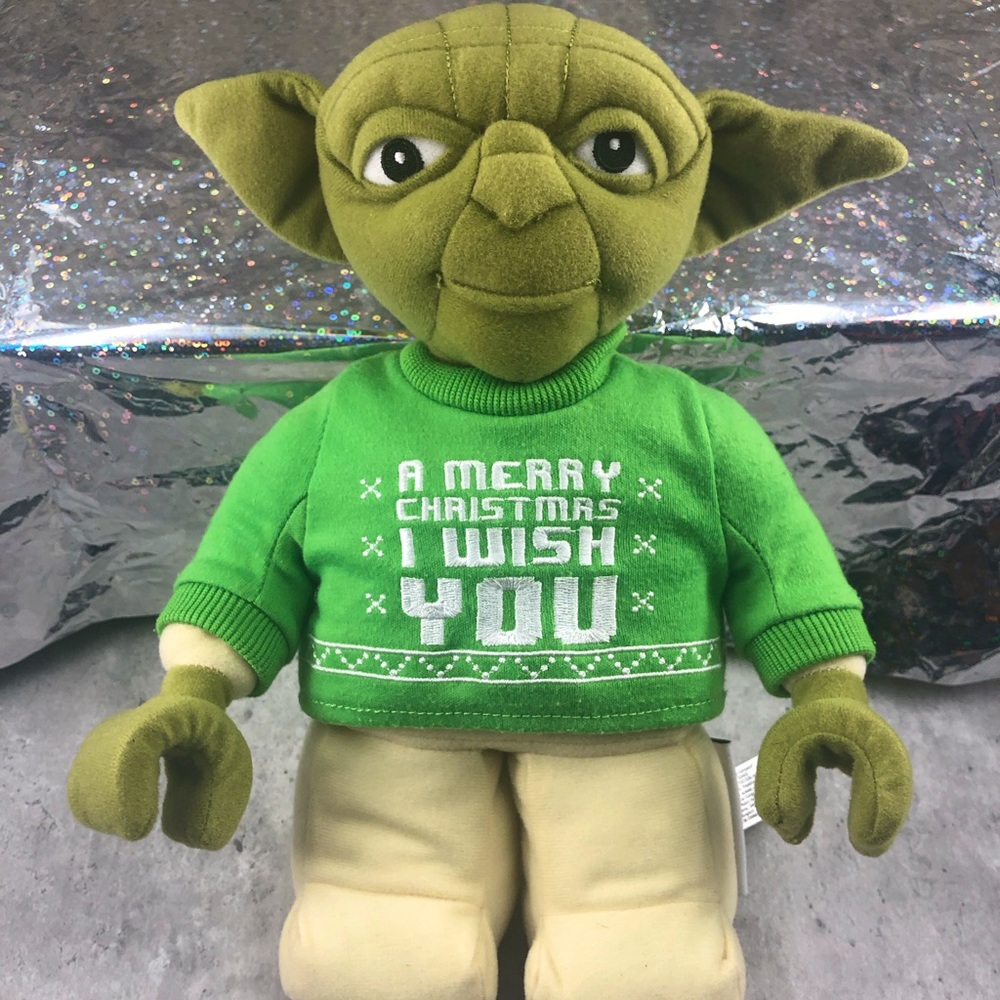 Star Wars Yoda Lego Plush “ A Merry Christmas I Wish You”